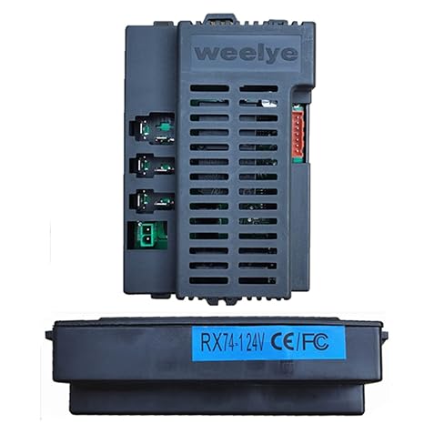 Weelye RX74 24V CE FC Control Box Receiver 2.4G Bluetooth,RX30 24V Mainboard Accessories Children Electric Ride On Car Replacement Parts