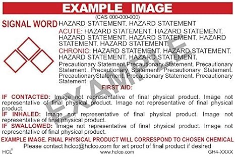 Chloramine-T GHS Label - 2" x 3" (Pack of 25)