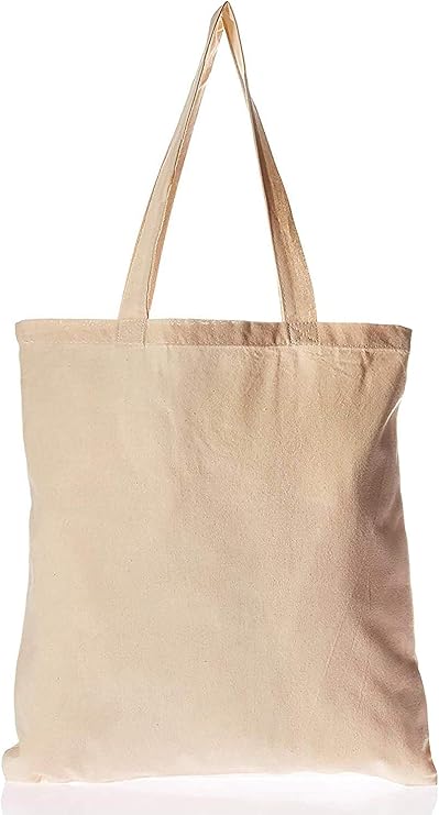 24pcs Bulk Cotton Canvas Tote Bags Wholesale 15x16