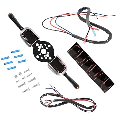 YMT Jack Plate Switch PT2000-1P Bezel Control Switch Fit for Seastar Hydraulic, Cable and Tilt Steering, Blinker Trim Control System Dual Function,Engine Trim
