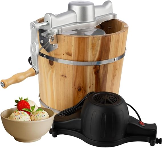 Classic Cuisine Electric Ice Cream Maker Machine, 15 x 14 x 16