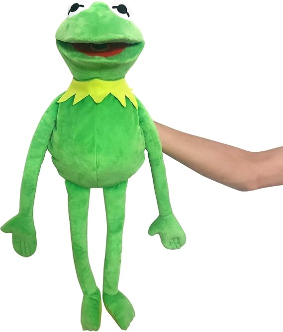 Frog Puppet, The Muppets Show, Soft Hand Frog Stuffed Plush Toy, Gift Ideas for Boys and Grils- 24 Inches