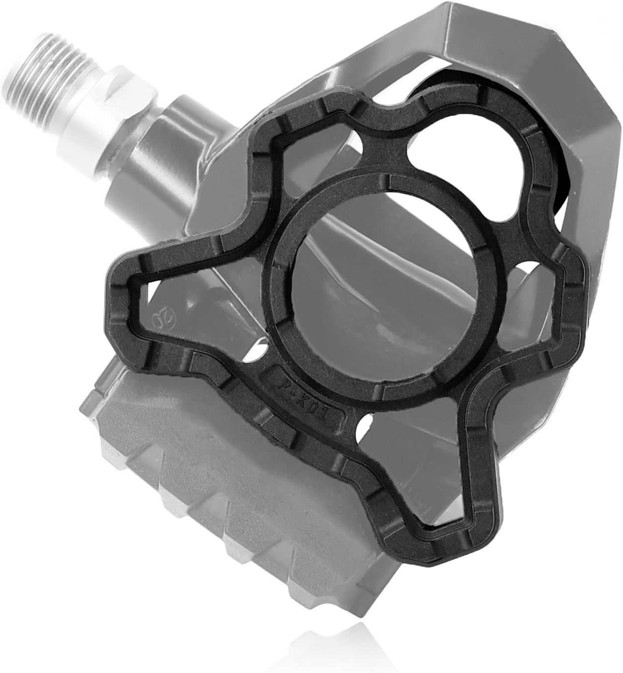 Thinvik Bike Clipless Pedal Adapter for Peloton Bike - Pedal Platform for Delta Pedals - Clip Pedal Convert to Flat Pedal Fit for Regular Shoes
