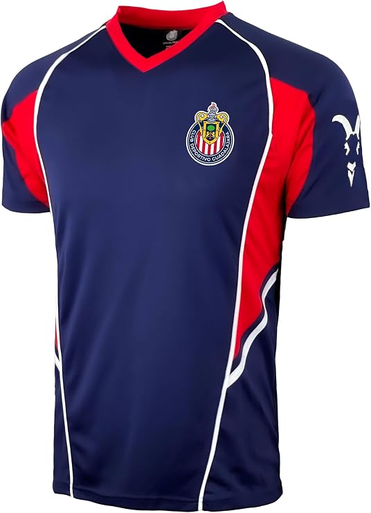 Icon Sports Men's Chivas Training Jersey, Licensed Chivas Del Guadalajara Tee Shirt