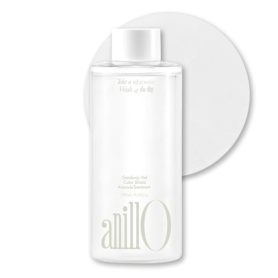 ANILLO Collagen Hair Mask for Color-Treated Hair, Gardenia Veil, 6.76 fl oz | Protein and Amino Acid Complex, Shine-Boosting Deep Conditioner, Daily Use, Silicone-Free, 200ml