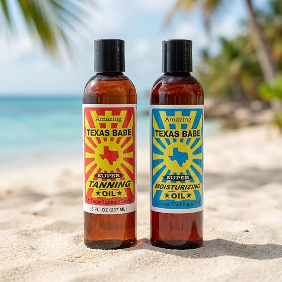 Texas Babe Tanning & Moisturizing Oil - 2 Pack