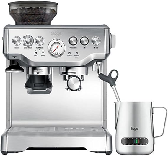 Sage Barista Express, Bean to Cup Machine, Brushed Stainless Steel