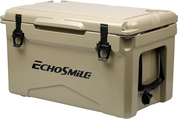 EchoSmile 253035406075 Quart Rotomolded Cooler, Built to Stand up to The Rigors of The Journey