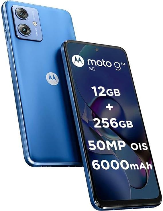 Motorola Moto G54 Smartphone 165 cm (65 Zoll) 12 GB RAM 256 GB Blau