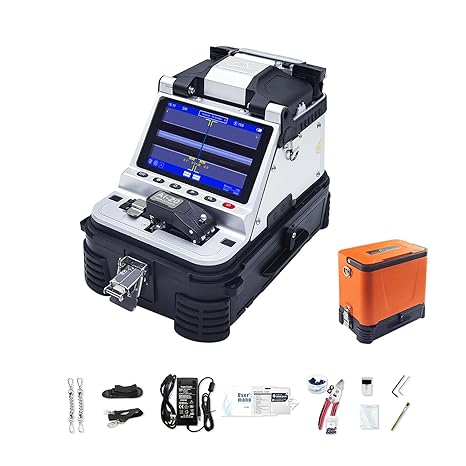 Signal Fire Ai-20 Fusion Splicer - High-Precision One-Step Fiber Cutter, Integrated Optical Splicer & 3 in 1 Fiber Holder with VFL and OPM Function