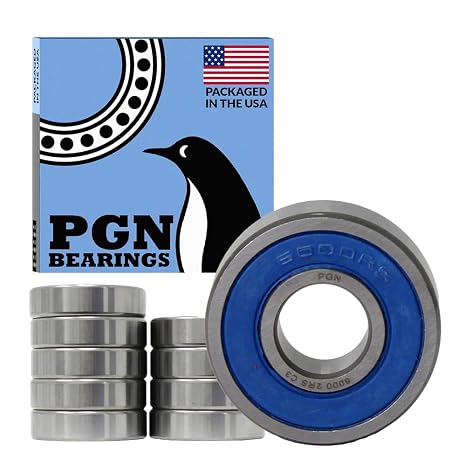 PGN 6000-2RS (10 Pack) Ball Bearing 10x26x8mm Chrome Steel Sealed
