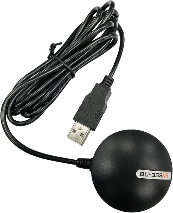 GlobalSat BU-353N5 USB GNSS Receiver Black Made in Taiwan