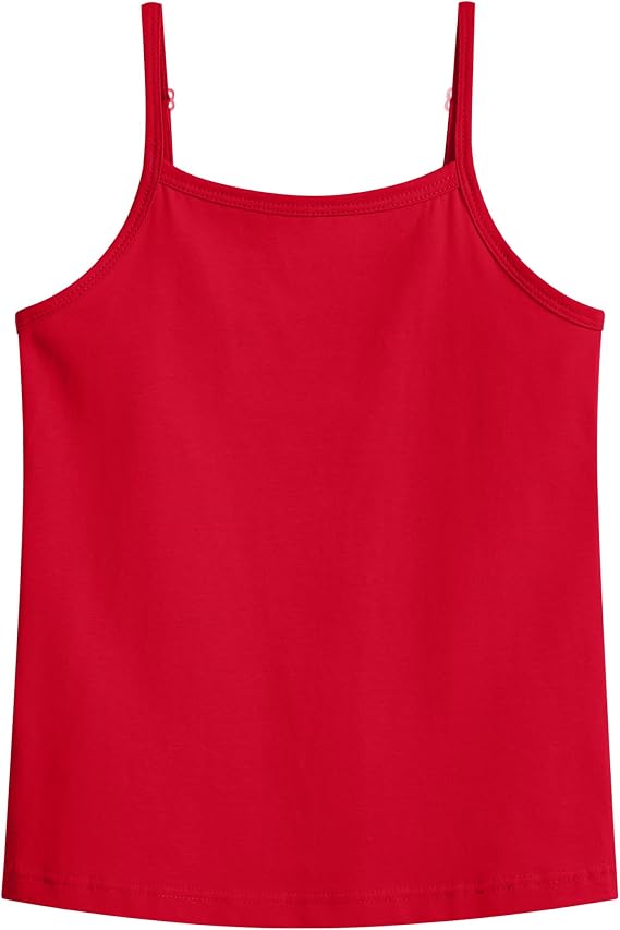 Auranso Girls Undershirts Kids Camisole Toddler Adjustable Straps Tank Tops