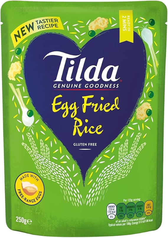 Tilda Steamed Basmati Egg Fried Rice 250g