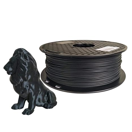 CC3D PLA Max + Black PLA Filament 1.75 mm 3D Printer Filament 1KG 2.2LBS 3D Printing Materials Stronger Pro Plus Black Color