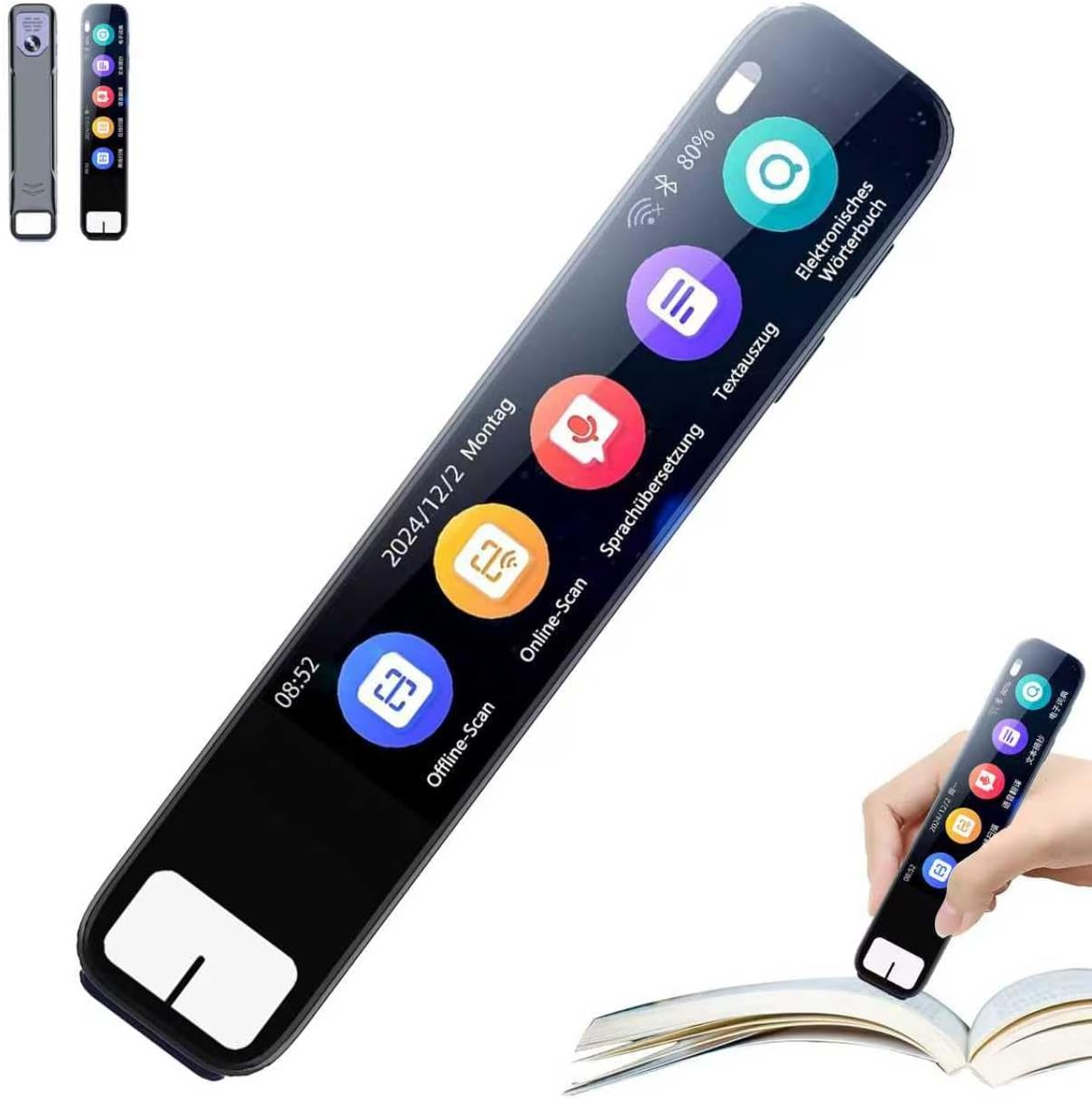 ki Pen Scannix Ki Pen Scannier Scannix Pen Real Time Voice Translator &amp; Scanner with Touch Screen Supports 134 Languages Offline &amp; Online Usable Text Recognition in 60 Languages A