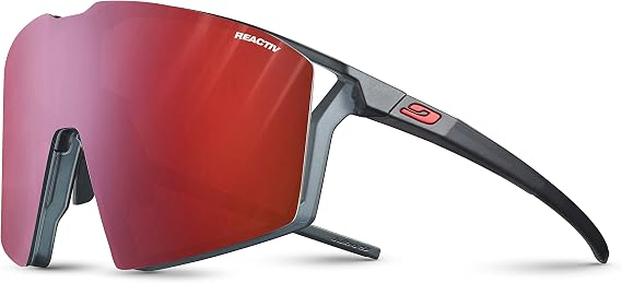 Julbo Edge Performance Sunglasses for Men & Women w/Full Venting, Panoramic View for Active Sports - 100% UV Protection