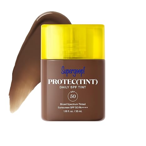 Supergoop! Protec(tint) Daily Skin Tint SPF 50 - Light, Buildable Coverage for Immediately Smooth, Even-Looking Skin - Natural Finish