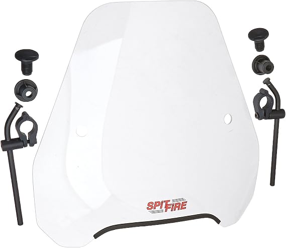 Slipstreamer S-06C Motorcycle Windshield, Clear
