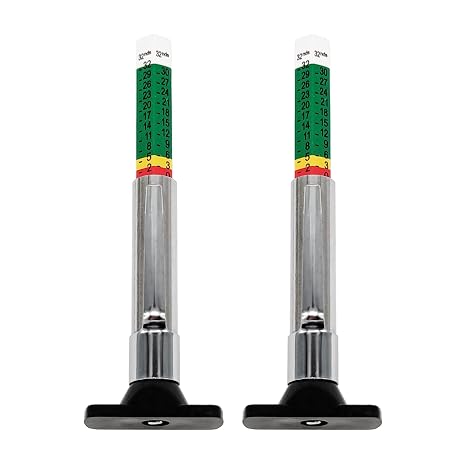 Newkita Tire Tread Depth Gauge, 2 Pack