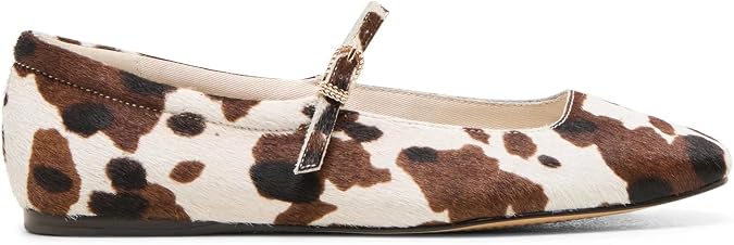 Mary Jane Flats for Women Square Closed Toe Ankle Buckle Strap Fall Flats Dressy Comfortable Cute Work