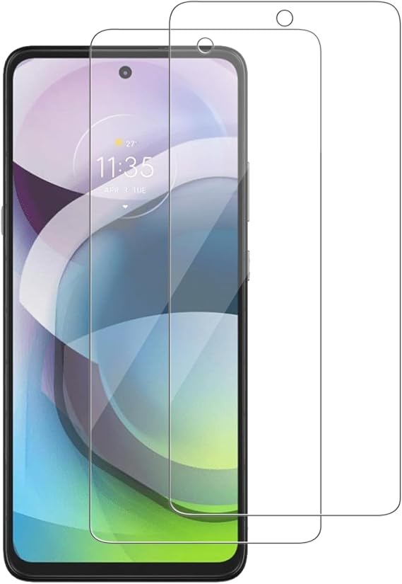 2 Pack for Motorola (One 5G Ace) / One 5G UW Ace Screen Protector, Tempered-Glass, Micro-curved Edges, Case Friendly, Bubble Free, HD Clear, Easy Installation