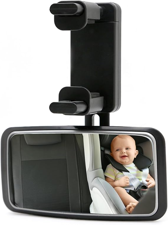 360° Rotating Car Rear Seat Mirror for Babies and Children Seat
