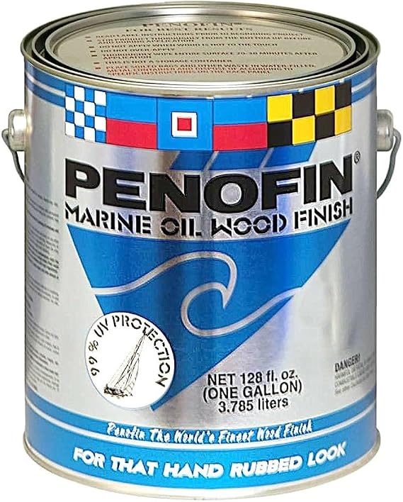 1 Gal Penofin F3EMAGA Natural Marine Marine Oil Wood Finish (250-VOC)
