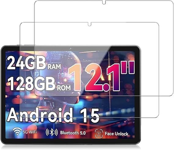 Screen Protector for Blackview MEGA 2 12 inch Tablet, 9H Hardness Tempered Glass, Anti-Fingerprint,Anti-Scratch, Easily Installation & HD Clear