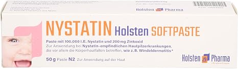 Nystatin Holsten Soft Paste Antifungal 50 g Cream