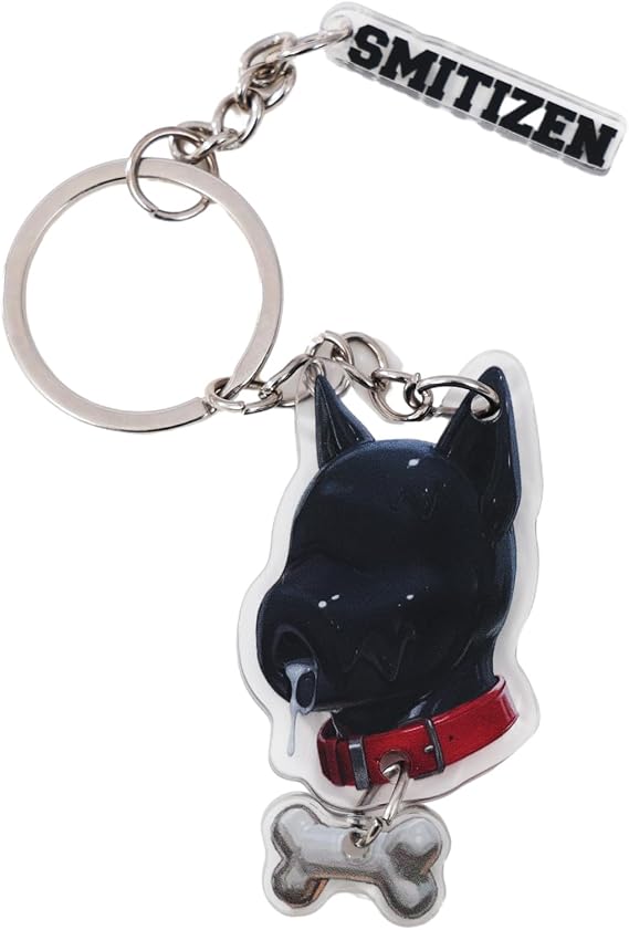 SMITIZEN Inimitable Keychains, Gothic Animal Head Icon Key Rings for Backpacks & Keys, Designer Keychain, Gift for Fetishists
