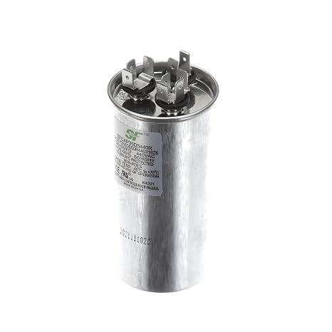 Trane Capacitor; 35+5Mfd 370/440V Round Run Capacitor