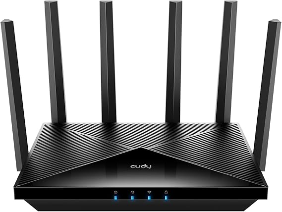 Cudy BE6500 2.5G Tri-Band Wi-Fi 7 Router, 4 Antennas, Mesh, WR6500H