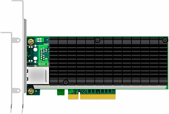 GLOTRENDS ST7215 10Gb Network Card with RJ45 Port, Intel X540-AT Controller, Low Profile, Support iSCSI FCoE PXE Boot
