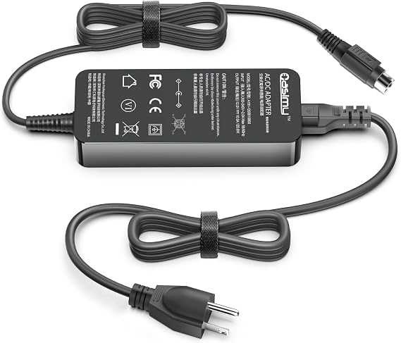 12V 10A 4-Pin DS423+ DS923+ DS1522+ Diskless Charger for Synology NAS Server 4 Bay DS423 DS723+ DS620slim DS920+ DS920 DS1520+ DiskStation QNAP NAS Storage TS419 AC Adapter Power Cord 8.33A