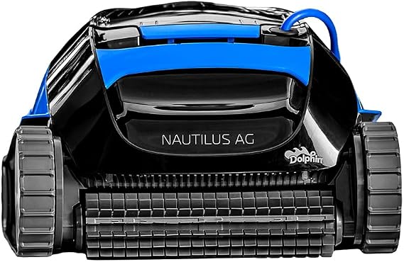 Dolphin (2026 Model) Nautilus AG Automatic Robotic Pool Vacuum Cleaner, Active Scrubber Brush, Top Load Filters Access, Ideal for Above-Ground Pools up to 33 FT in Length