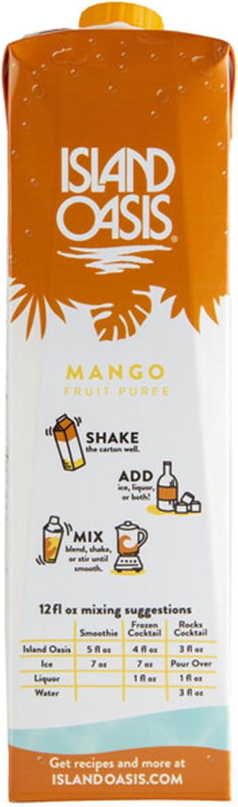 1 Liter Mango Puree Beverage Mix WS-711IOMANGO-NPF