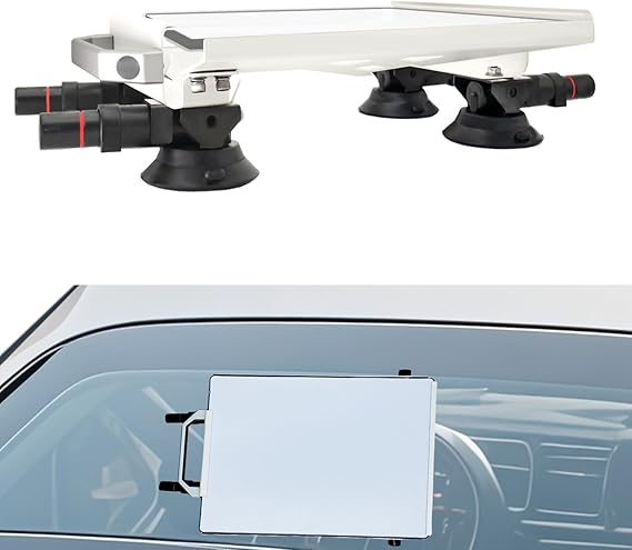 Strong Metal Pump Suction Cup Car Mount Compatible for Starlink Mini | Heavy Duty 43 Pump Suction Cup Vehicle Mount 352LB Hold Triple Lock AntiVibration Rustproof ToolFree All Weather Car RV Boat