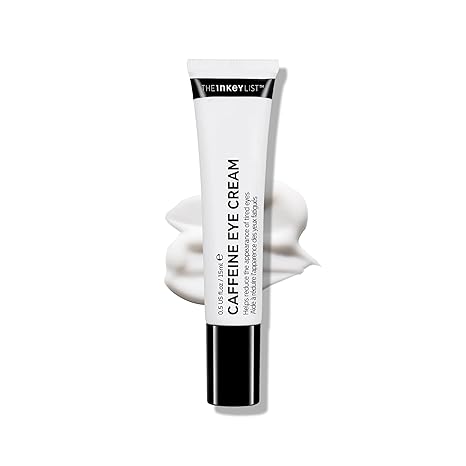 The INKEY List Caffeine Eye Cream, Reduce Eye Puffiness and Dark Circle, Blur Fine Lines, 0.5 fl oz | Lightweight Under-Eye Cream with Caffeine and Matrixyl 3000 to Help Reduce Puffiness, Dark Circles and Fine Lines