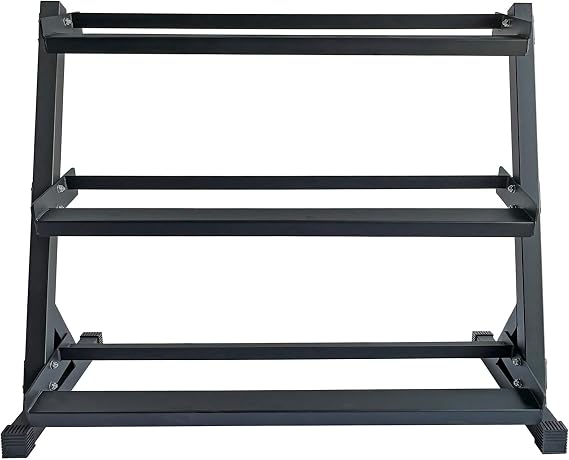 Lifeline Fitness Three-Tier Dumbbell Storage Rack