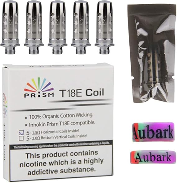 Innokin PRISM T18E Coil T22E Coil Head 1.5 ohm Pack of 5