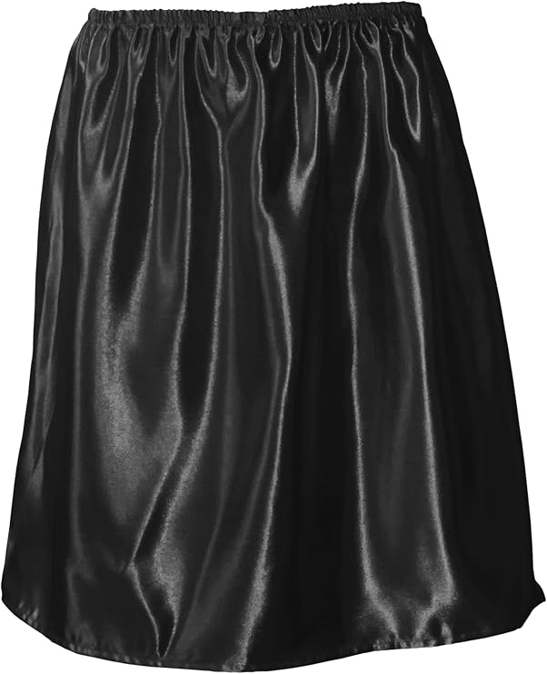 Half Slips for Women Underskirt Short Mini Skirt Satin Petticoat Shiny