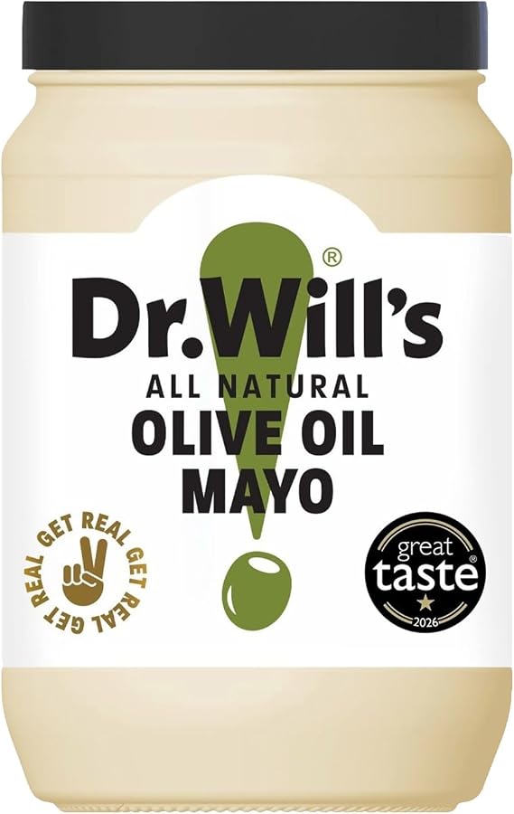 Dr. Will's Olive Oil Mayonnaise, Keto-Friendly & Seed Oil Free, 630g
