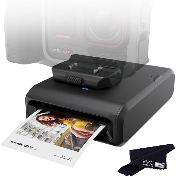 Insta360 Pocket Printer for Ace Pro 2 Action Camera, Capture and Print Instantly with This Compact, Portable Bluetooth Printer
