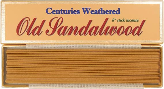 Bosen's Centuries Weathered Old Sandalwood 40+ Sticks Pack - 8" Stick Incense - 100% Natural - L007T40