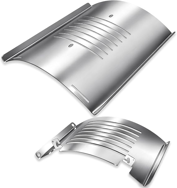 PB1230 Flame Broiler Kit for Pit Boss Pellet Gas Combo Grills - Sliding Cover & Bottom Plate Replacement - Compatible with PB1230CC, PB1100PSC1/PSC2/PSC3, PB550G, PB600PS1, PB500SP, PB1230 Series