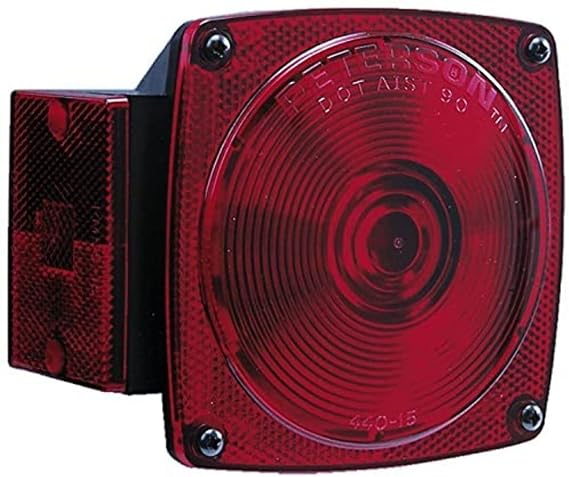 Under 80in Combination Rear Light, W/license Light