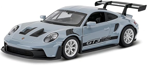 1/36 Porsche 911 GT3 RS Car Models, Collectible Diecast Pull Back Vehicles Toy Car, Birthday Gifts for Boys Girls (Gray)