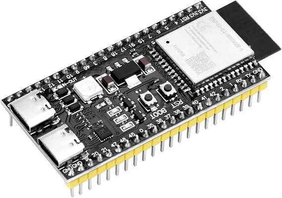 for ESP32 S3 DevKitC 1 N16R8 for ESP32 S3 WROOM1 N16R8 Development Board WiFi Bluetooth 5.0 Mesh Development Board [ Pins are soldered ]