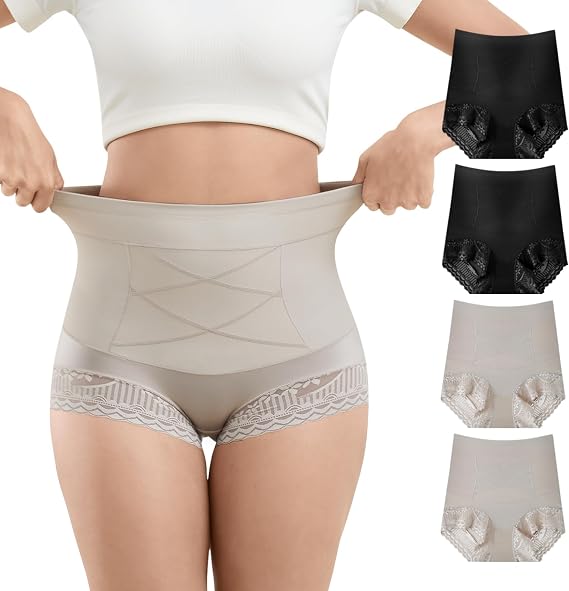 Women Shapewear Tummy Control Underwear High Waisted Girdle Body Shaper Postpartum Compression Panties